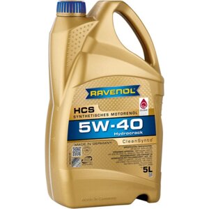 Моторное масло ravenol HCS SAE 5W-40, 5 л, new