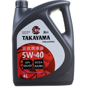 Моторное масло takayama SAE 5W40 API SN/CF