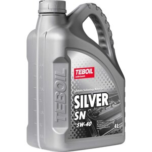 Моторное масло TEBOIL Silver SN, 5w-40, 4 л