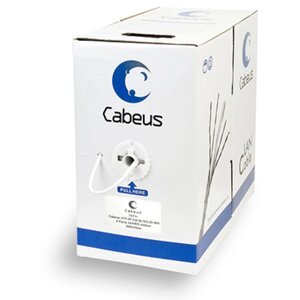 Одножильный кабель Cabeus UTP-4P-Cat. 5e-SOLID-WH