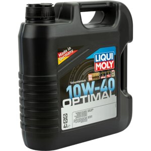 Полусинтетическое моторное масло LIQUI MOLY Optimal 10W-40 SL/CF;A3/B3