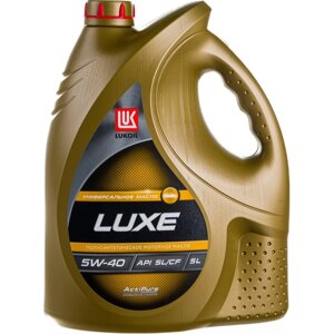 Полусинтетическое моторное масло Лукойл ЛЮКС SAE 5W-40, API SL/CF