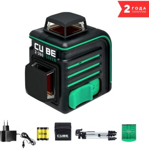 Построитель лазерных плоскостей ADA Cube 2-360 Green Professional Edition