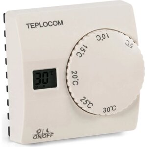 Проводной комнатный термостат Бастион TEPLOCOM TS-2AA/8A