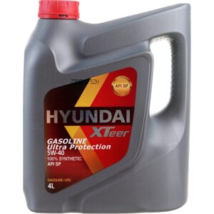 Синтетическое моторное масло HYUNDAI XTeer XTeer Gasoline Ultra Protection 5W40_SN
