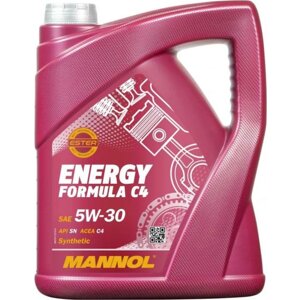 Синтетическое моторное масло mannol energy formula C4 5W-30