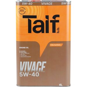 Синтетическое моторное масло TAIF TAIF VIVACE 5W-40