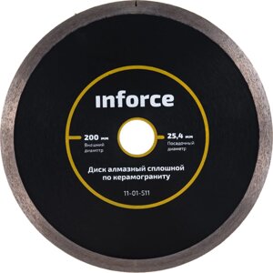Сплошной алмазный диск по керамограниту Inforce 11-01-511