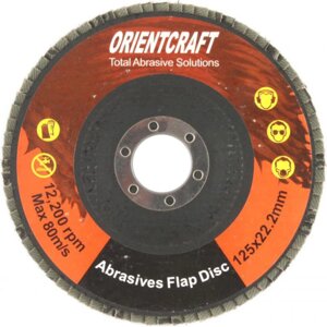 Торцевой лепестковый диск по металлу Orientcraft OCF1252260