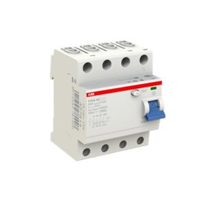 Узо ABB F204 4п, 63 A, 30 ma, AC