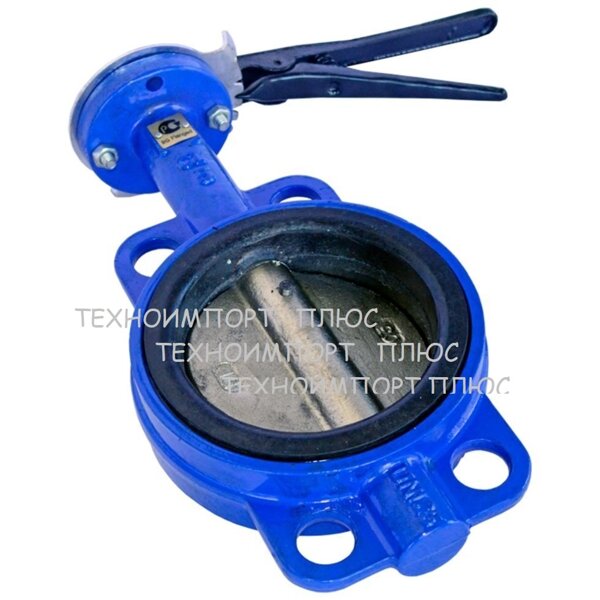 Затвор чугунный дисковый поворотный межфланцевый Ду40 Ру16 в Санкт ...