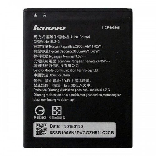 Аккумулятор Lenovo BL243 (3000 mAh) от компании F-MART - фото 1