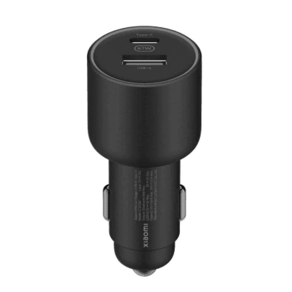 Автомобильное зарядное устройство Xiaomi Mi 67W Car Charger (USB-A + Type-C) [BHR6814GL] от компании F-MART - фото 1