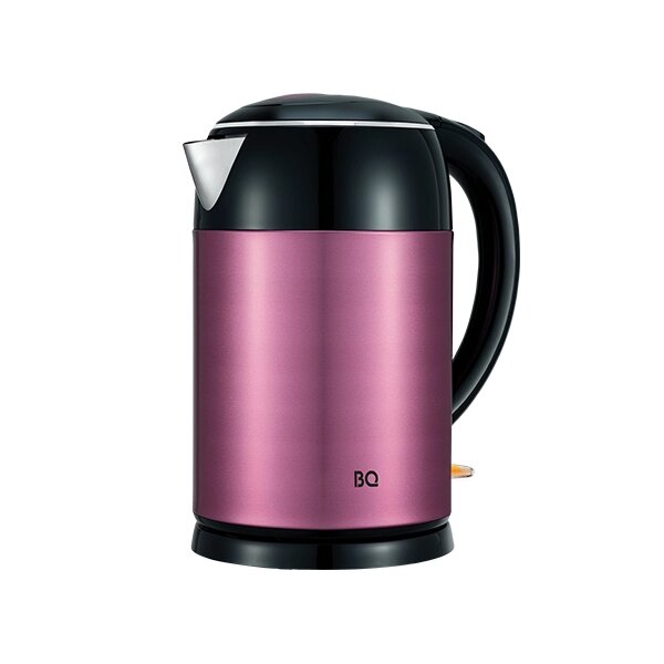 Чайник электрический BQ KT1823S 1800Вт, сталь/пурпур от компании F-MART - фото 1