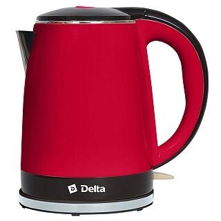 Чайник электрический Delta DL-1370 КРАС+ЧЕРН от компании F-MART - фото 1