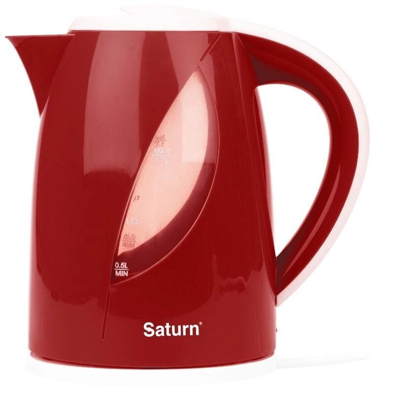 Чайник электрический Saturn ST-EK8437 red от компании F-MART - фото 1