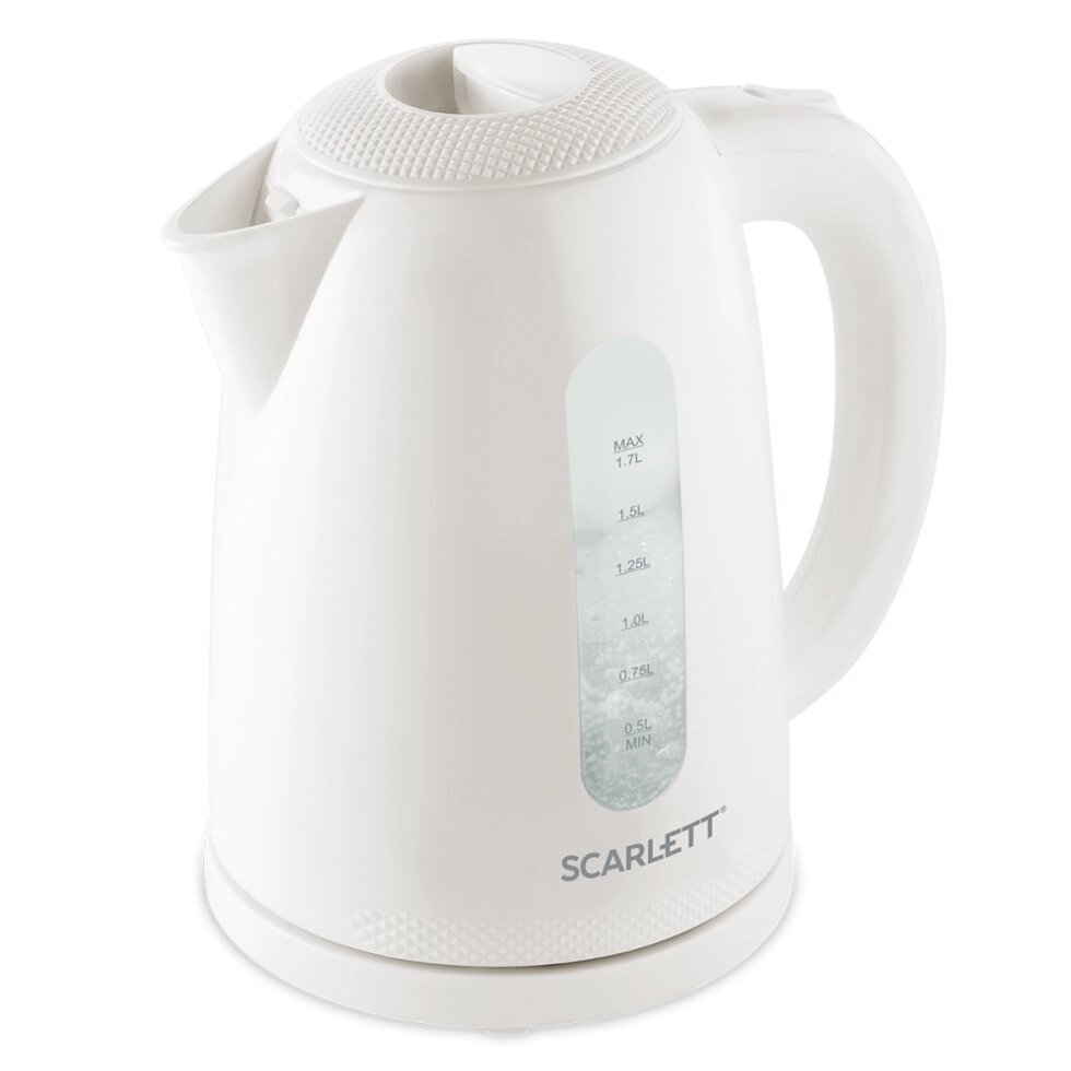 Чайник электрический SCARLETT SC-EK18P28 (белый) от компании F-MART - фото 1
