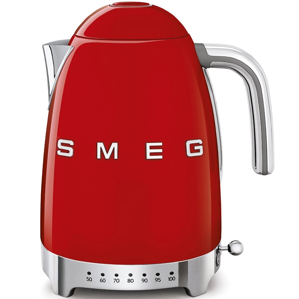 Чайник электрический SMEG KLF04RDEU красный от компании F-MART - фото 1