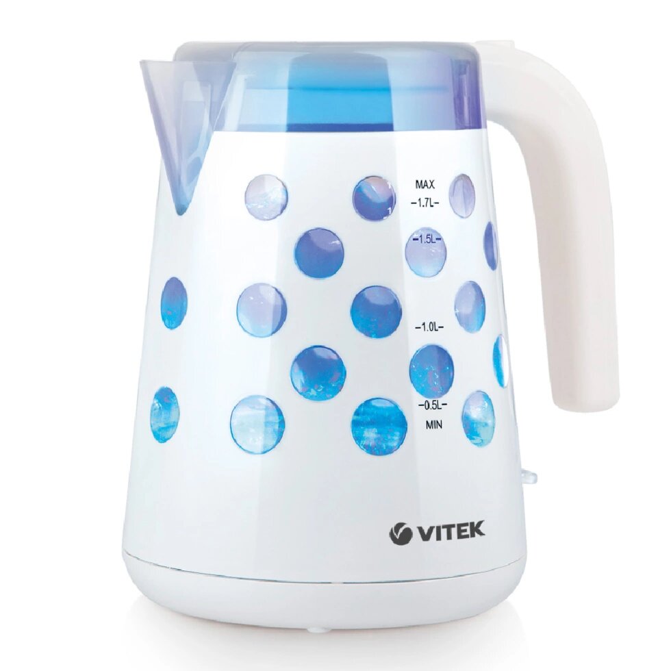 Чайник электрический VITEK VT-7048 White от компании F-MART - фото 1
