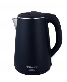 Чайник электрический WILLMARK WEK-2002PS (Черный) от компании F-MART - фото 1