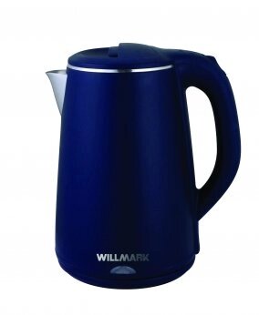 Чайник электрический WILLMARK WEK-2002PS (Синий) от компании F-MART - фото 1