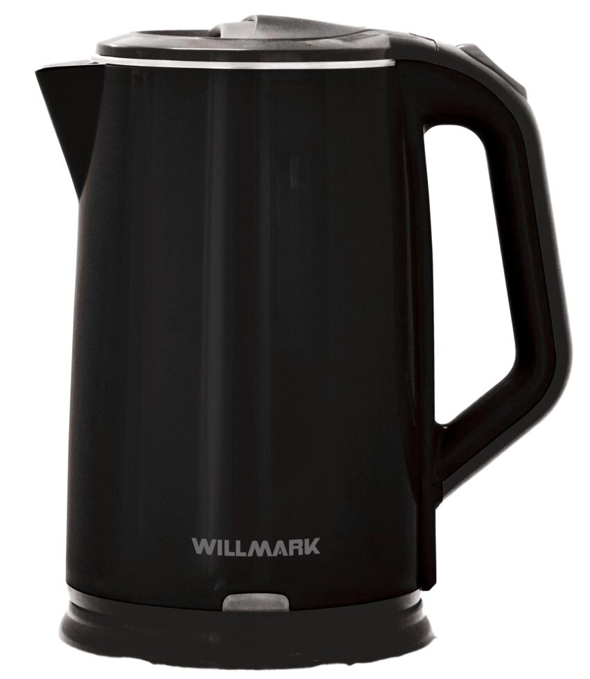 Чайник электрический WILLMARK WEK-2012PS (Черный) от компании F-MART - фото 1