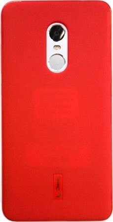 Чехол-накладка for Xiaomi Redmi Note 4X (0,3 мм) матовый коралловый от компании F-MART - фото 1