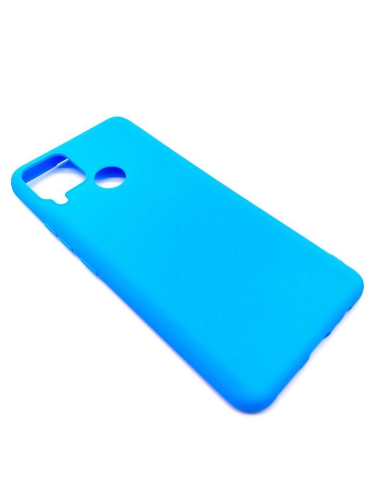 Чехол-накладка Neypo Soft Matte для Realme C15 (силиконовый, голубой) от компании F-MART - фото 1
