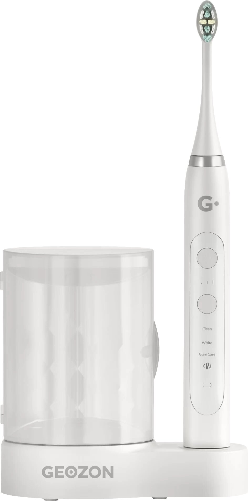 Электрическая зубная щетка GEOZON AURORA G-HL08WHT WHITE от компании F-MART - фото 1