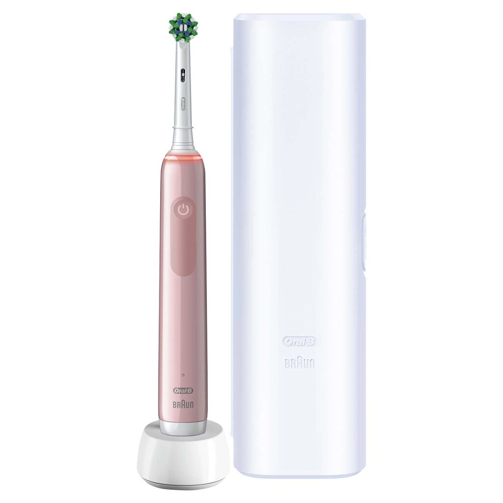 Электрическая зубная щетка Oral-B Pro 3/D505.513.3X розовый от компании F-MART - фото 1