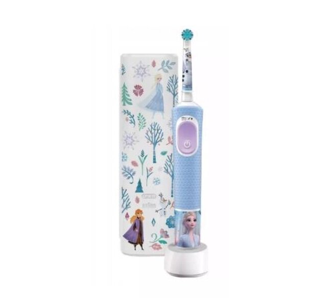 Электрическая зубная щетка ORAL-B VITALITY D103 FROZEN II + CASE от компании F-MART - фото 1