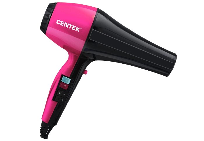 Фен Centek CT-2225 Professional (черно/розовый) от компании F-MART - фото 1