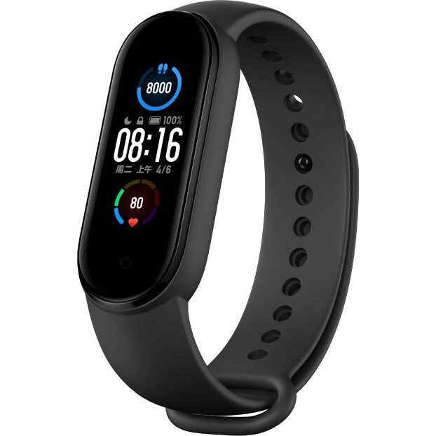 Фитнес-браслет Xiaomi Mi Band 5 Black (RST) от компании F-MART - фото 1