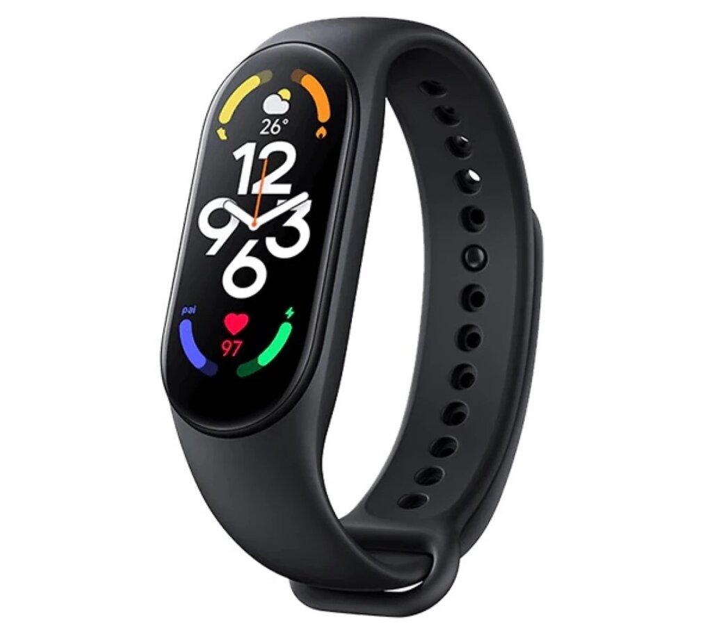 Фитнес-браслет Xiaomi Mi band 7 Black CN от компании F-MART - фото 1