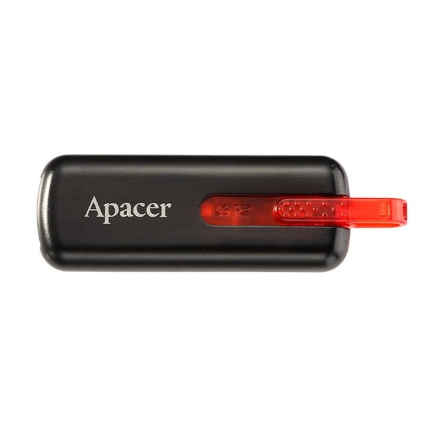 Флешка Apacer AH326 16GB USB 2.0 Black (AP16GAH326B-1) от компании F-MART - фото 1
