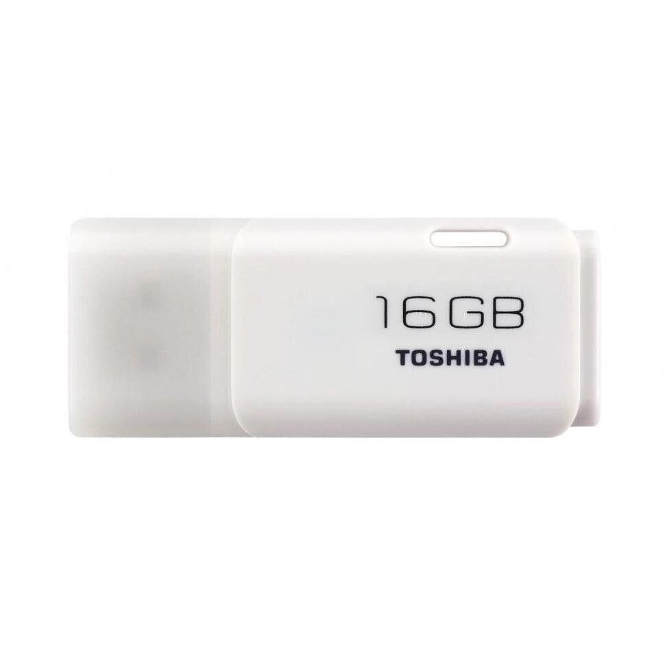 Флешка Toshiba Hayabusa 16GB White (THN-U202W0160E4) от компании F-MART - фото 1