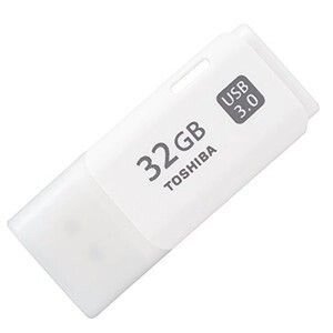 Флешка Toshiba Hayabusa 32GB White (THN-U301W0320E4) от компании F-MART - фото 1