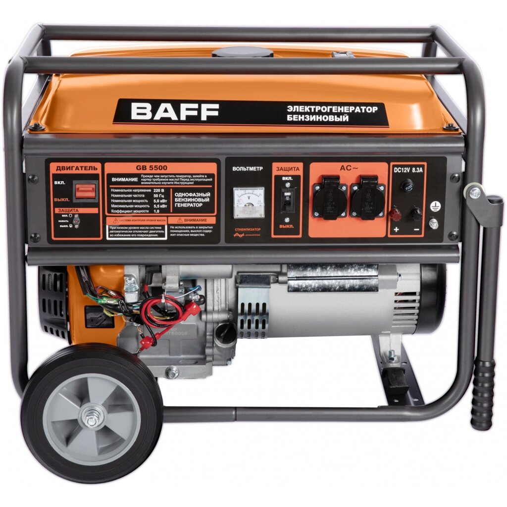Генератор бензиновый BAFF GB 5500 от компании F-MART - фото 1
