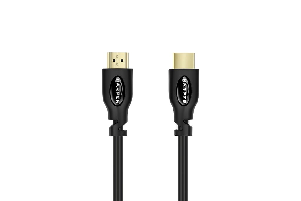 HDMI-кабель HARPER DCHM-373 папа-папа, длина 3м, HDMI 2.0, ПВХ, черный от компании F-MART - фото 1