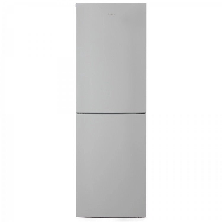 Холодильник Бирюса М6031 с нижней морозильной камерой, металлик от компании F-MART - фото 1