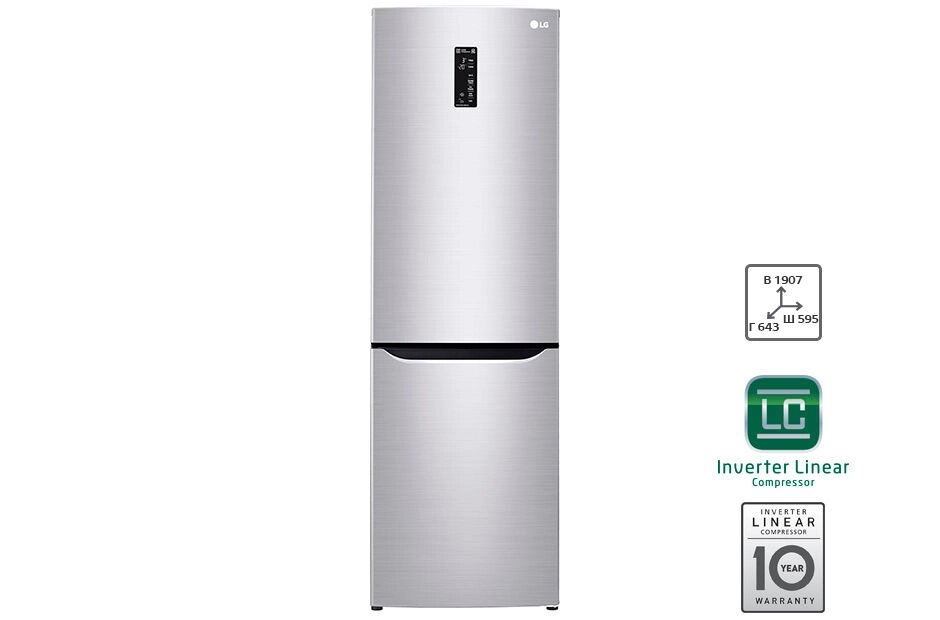 Холодильник LG GA-B429SAQZ от компании F-MART - фото 1