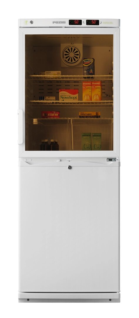Холодильник POZIS ХФД-280 фармацевтический двухкамерный  белый дв. металл от компании F-MART - фото 1