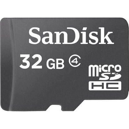 Карта памяти SanDisk 32 GB microSDHC Class 4 (SDSDQM-032G-B35) от компании F-MART - фото 1