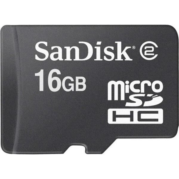 Карта памяти SanDisk microSDHC 16GB Class 4 (без адаптера) от компании F-MART - фото 1