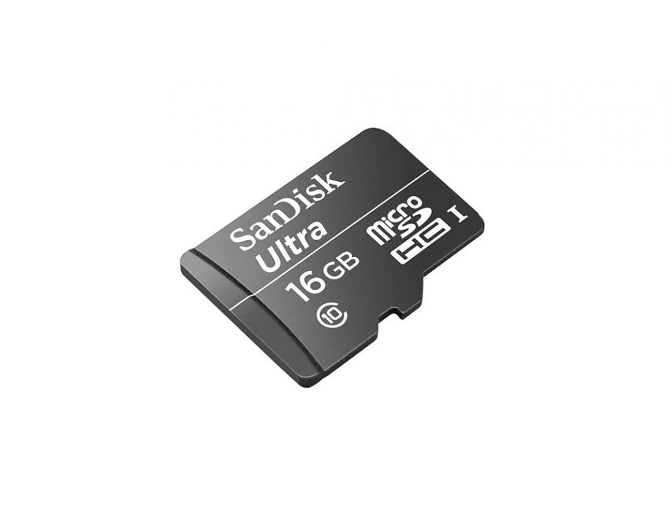 Карта памяти SanDisk Ultra microSDHC 16GB Class 10 UHS-I (SDSDQL-016G-G35) от компании F-MART - фото 1