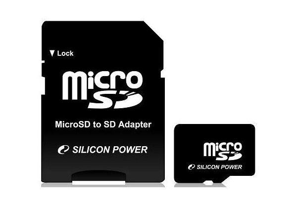 Карта памяти Silicon Power MicroSDHC 8GB Class 4 + adapter (SP008GBSTH004V10-SP) от компании F-MART - фото 1