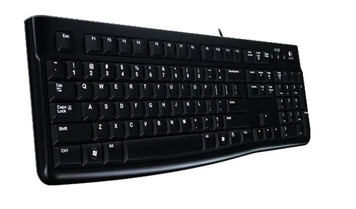Клавиатура Logitech K120 черный (920-002508) от компании F-MART - фото 1
