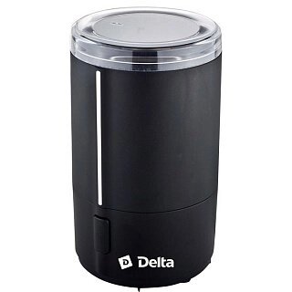 Кофемолка DELTA DL-099К черная/серебро 160Вт от компании F-MART - фото 1