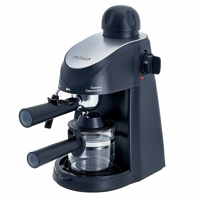Кофеварка DELTA LUX DL-8150K черная от компании F-MART - фото 1