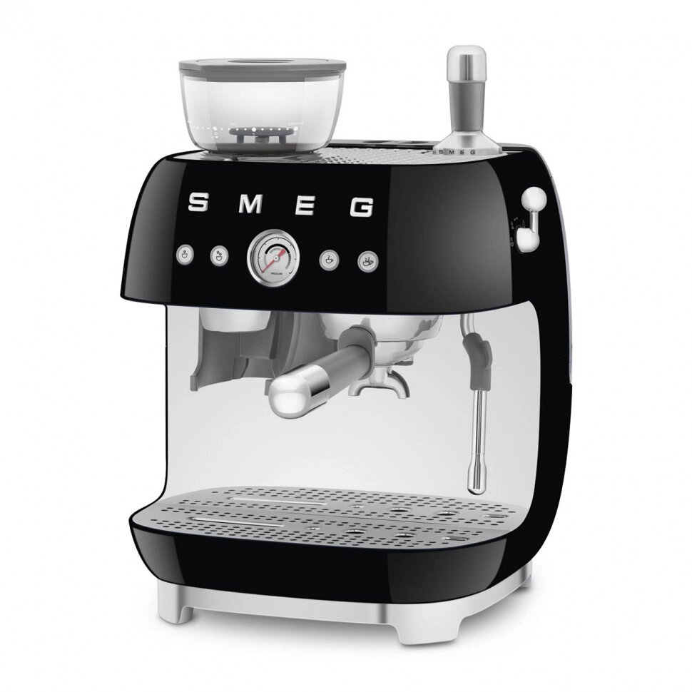 Кофеварка SMEG EGF03BLEU со встроенной кофемолкой, цвет чёрный от компании F-MART - фото 1